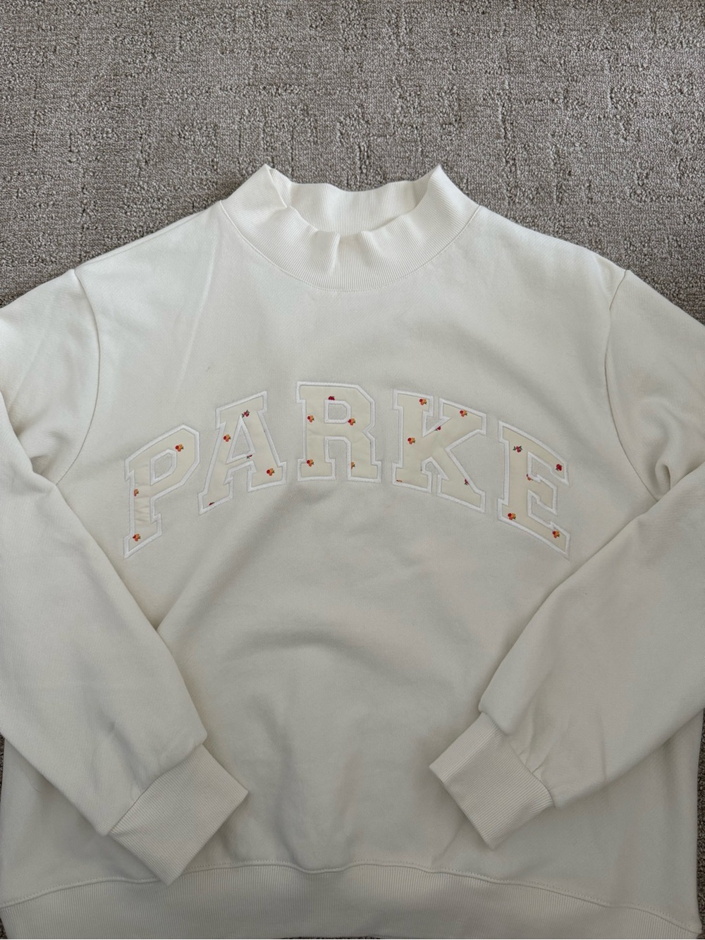 PARKE Mock-Neck Sweatshirt